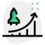 Business chart icon 64x64