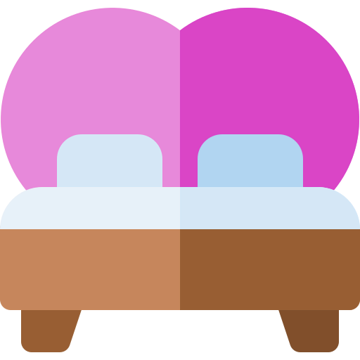 Double bed icon