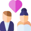 Wedding couple ícone 64x64
