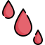 Blood drop ícono 64x64