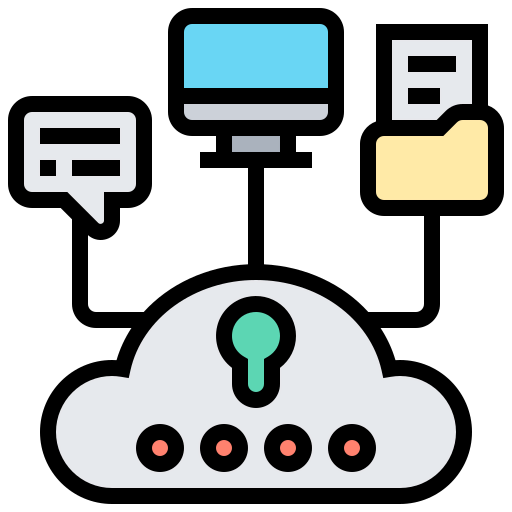 Cloud storage icon