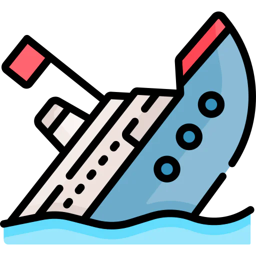 Sinking icon