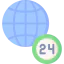 24 hours icon 64x64