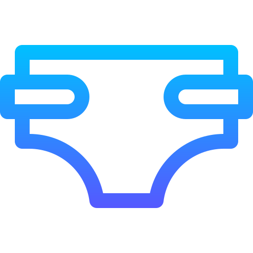 Baby diaper ícone