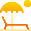 Sunbathing icon 64x64