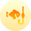 Fishing baits icon 64x64