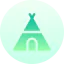 Camping tent icon 64x64