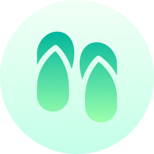 Flip flops icon