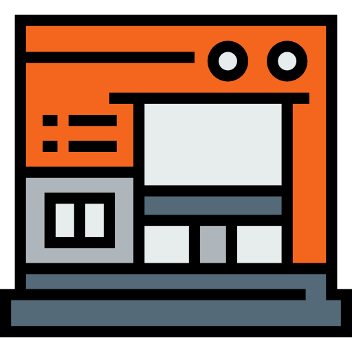 Industrial robot icon