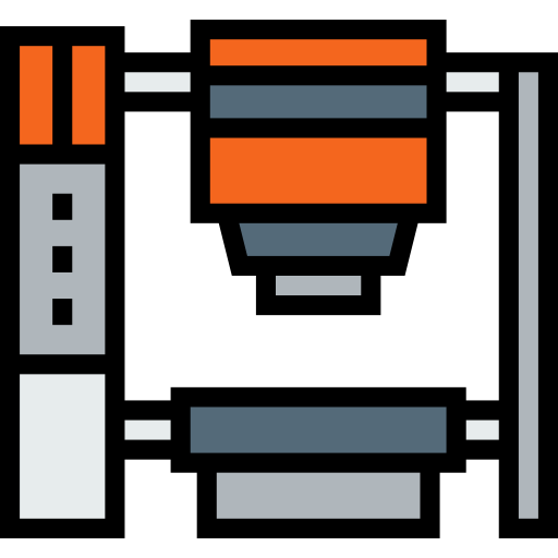 Industrial robot icon