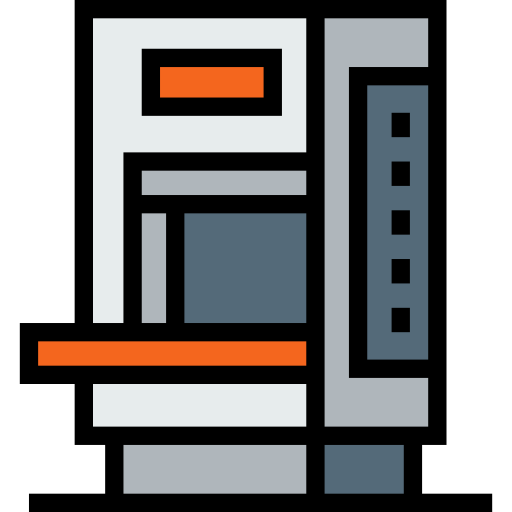 Industrial robot icon