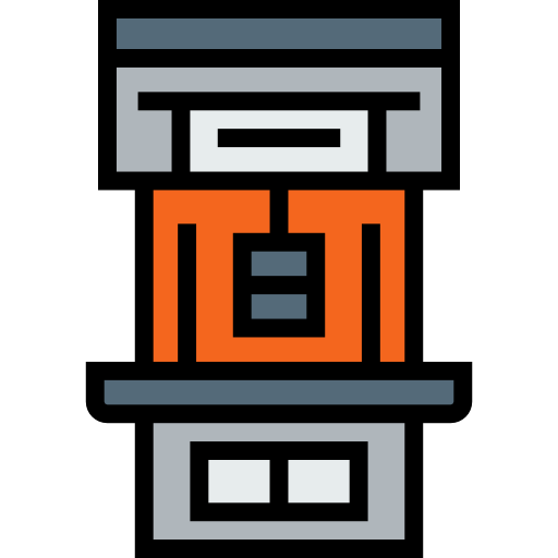 Industrial robot icon