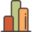 Bar chart icon 64x64