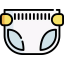 Baby diapers icon 64x64