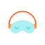 Sleeping mask icon 64x64