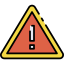 Warning sign ícone 64x64