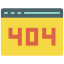 404 error ícone 64x64