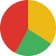 Pie chart Ikona 64x64