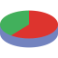 Pie chart icon 64x64