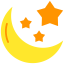 Moon and stars 图标 64x64