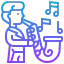 Saxophonist icon 64x64