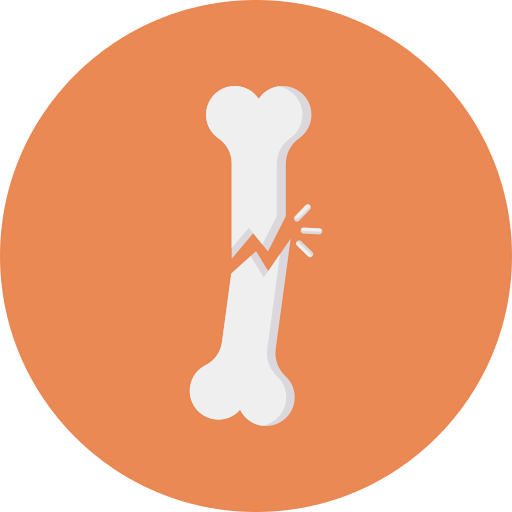 Broken bone icon