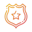 Police badge icon 64x64