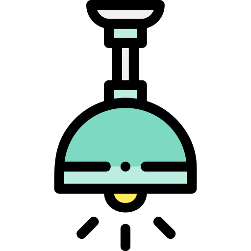Ceiling lamp icon