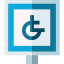 Handicapped sign Symbol 64x64