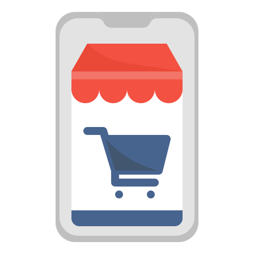 Online shopping icône
