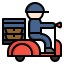 Food delivery アイコン 64x64