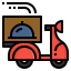 Food delivery アイコン 64x64