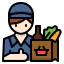 Groceries store アイコン 64x64