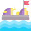 Бамперные лодки иконка 64x64