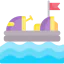 Bumper boats icône 64x64