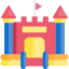 Надувной замок иконка 64x64