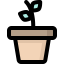 Flower pot icon 64x64