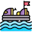 Bumper boats icon 64x64