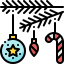 Christmas decorations icon 64x64