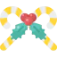 Candy canes icon 64x64