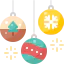 Christmas balls icon 64x64