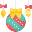 Christmas ball icon 64x64