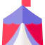Circus tent icon 64x64