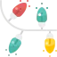 Christmas lights icon 64x64