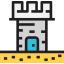 Sand castle icon 64x64