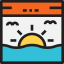 Sunset icon 64x64