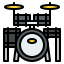 Drum set icon 64x64