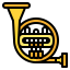 French horn icon 64x64