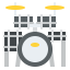 Drum set icon 64x64