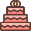 Wedding cake icon 64x64